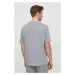 Bavlněné tričko Armani Exchange šedá barva, s potiskem, 3DZTLG ZJ9JZ