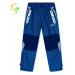 Chlapecké outdoorové kalhoty - KUGO G9655, modrá / zelené zipy Barva: Modrá