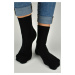 Hladké ponožky Noviti SB005 Černá