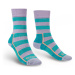 Dámské turistické ponožky Bridgedale Hike LW MP Women's turquoise/lilac