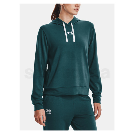 Mikina Under Armour Rival Terry Hoodie W - zelená