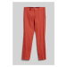 KALHOTY GANT SLIM COT/LINEN SUIT PANTS IRON RED