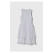 Dívčí šaty Guess bílá barva, mini