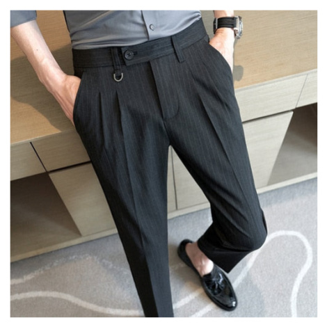 Rovné pánské kalhoty s pruhy JFC FASHION