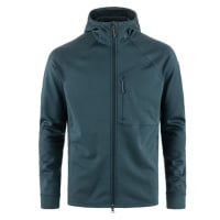 Fjällräven Abisko Grid Fleece Hoodie M, Barva MOUNTAIN BLUE