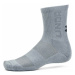 Under Armour 3-MAKER MID-CREW 3PK Unisex ponožky, šedá, velikost