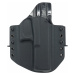 OWB Glock 17 - vnější pistolové pouzdro s polovičním SweatGuardem RH Holsters® – Černá
