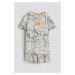 H & M - Cotton jersey pyjamas - hnědá