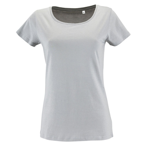 SOĽS Milo Women Dámské triko - organická bavlna SL02077 Pure grey SOL'S