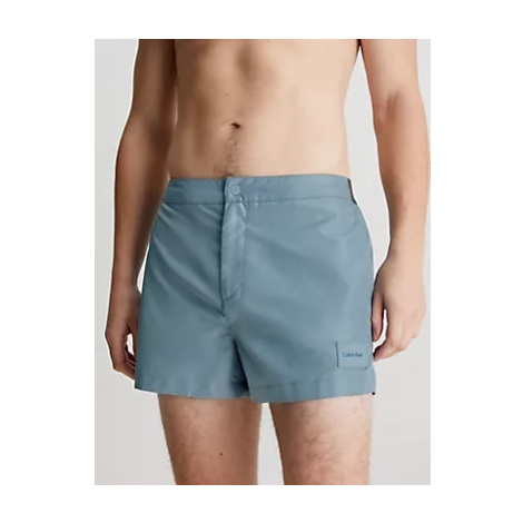 Pánské plavky Tkaný spodní díl SHORT DRAWSTRING KM0KM00946C7Y - Calvin Klein