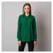 Dámská košile zelené barvy s kostkovaným vzorem 12820