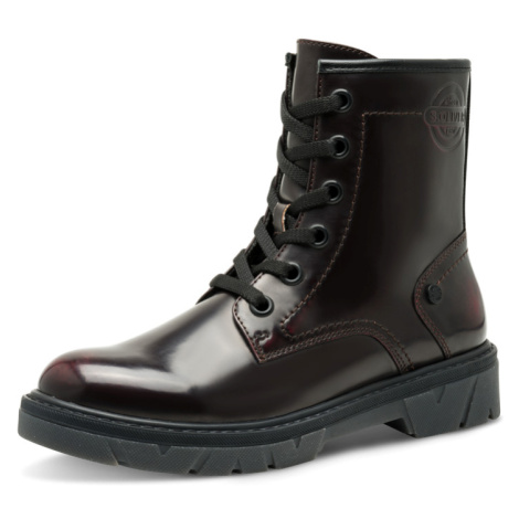 DÁMSKÉ KOTNÍKOVÉ BOTY S.OLIVER 5-25241-43 549 BORDOVÁ