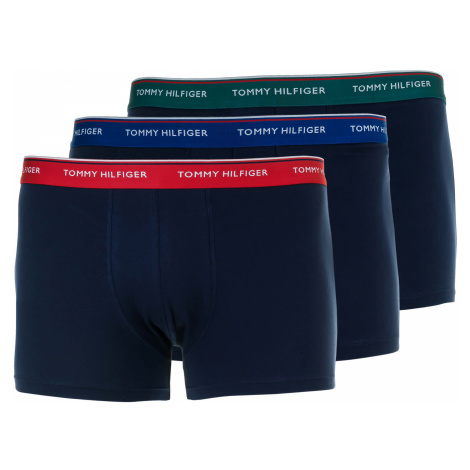 Pánské tmavě modré boxerky Tommy Hilfiger - set 3 ks