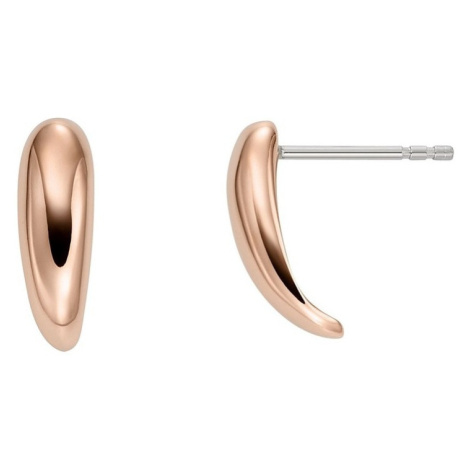 Skagen Elegantní pozlacené náušnice Anja Pebble SKJ1847791