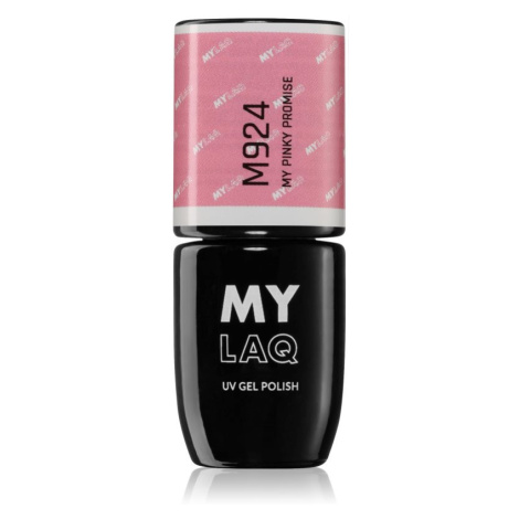 MYLAQ UV Gel Polish My Promise gelový lak na nehty odstín My Pinky Promise 5 ml