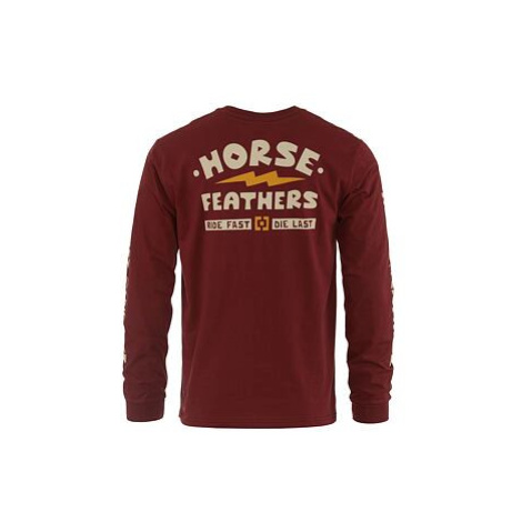 HORSEFEATHERS Triko Ignite LS - red pear RED