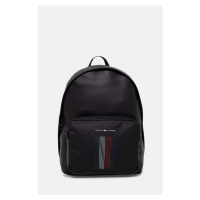 Batoh Tommy Hilfiger pánský, černá barva, velký, hladký, AM0AM12598