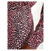 Červeno-černá dámská vzorovaná midi sukně Tommy Hilfiger