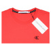 Pánské červené tričko s malým vyšitým logem Calvin Klein