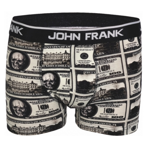 Pánské boxerky John Frank JFB72 dolar | černá