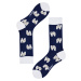 Polar bear veselé ponožky vysoké 042 tmavě modrá