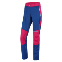 Husky Kala L, pink/blue Dámské softshellové kalhoty