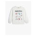 Koton Sweatshirt Unicorn Printed Long Sleeve Crew Neck Cotton