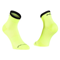 Cyklistické ponožky NorthWave Origin Mid Yellow Fluo/Black