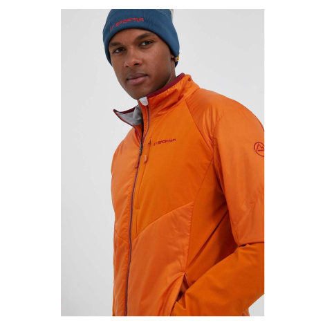 Sportovní bunda LA Sportiva Ascent Primaloft oranžová barva