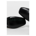 Kožené kozačky Calvin Klein dámské, černá barva, na podpatku