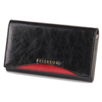 Peterson Dámská peněženka Y051 - černá se vsadkou