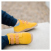 BEDA CELOROČNÍ VELUR MAURO Yellow - užší kotník | Dětské barefoot tenisky