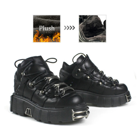 Masivní chunky boty punk styl s platformou