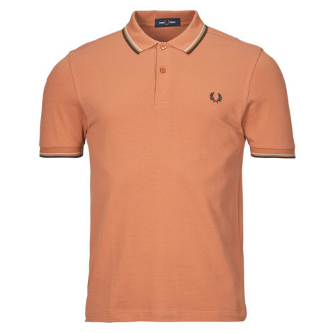 Fred Perry TWIN TIPPED FRED PERRY SHIRT Oranžová