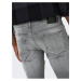 Světle šedé pánské skinny fit džíny s vyšisovaným efektem ONLY & SONS Loom