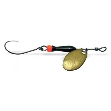 Jigovkycz třpytka classic barbless gold (black/orange) - 000