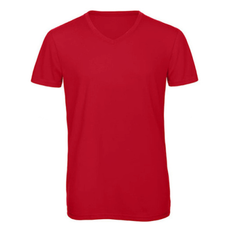 B&amp;C Pánské tričko TM057 Red B&C