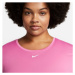 Nike ONE DRI-FIT Dámské sportovní tričko plus size, růžová, velikost