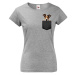 Dámské tričko Hladkosrstý foxteriér - kvalitní tisk a rychlé dodání
