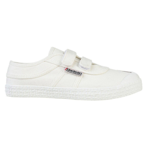 Kawasaki Original Kids Shoe W/velcro K202432 1002S White Solid Bílá