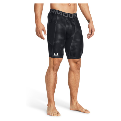 HeatGear® Armour Printed Long Shorts | Black/White Under Armour