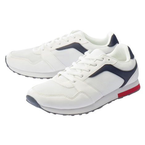 LIVERGY® Pánská obuv (bílá / námořnická modrá / červená)