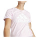 adidas LOUNGEWEAR ESSENTIALS LOGO Dámské triko, růžová, velikost