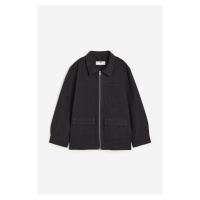 H & M - Keprová bunda - černá