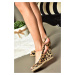 Fox Shoes Loepar Women's Suede Wedge Heels Shoes