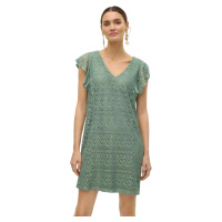 Vero Moda Dámské šaty VMMAYA Regular Fit 10304459 Hedge Green