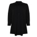 Trendyol Curve Black Large Size Cotton Woven Shirt