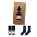 Bratex Man's 2Pack Socks ZM23-2 Navy Blue/Navy Blue