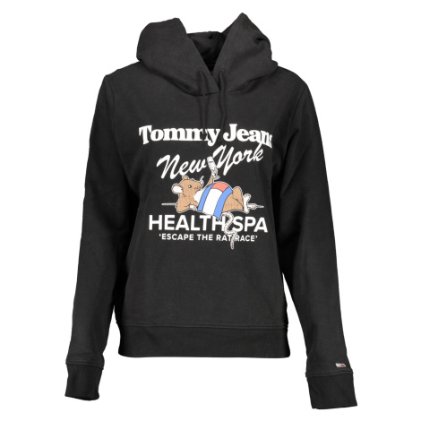 Tommy Jeans DW0DW14874 Dámská mikina černá Tommy Hilfiger