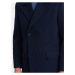 Tmavě modrý pánský kabát s podšívkou Ombre Clothing